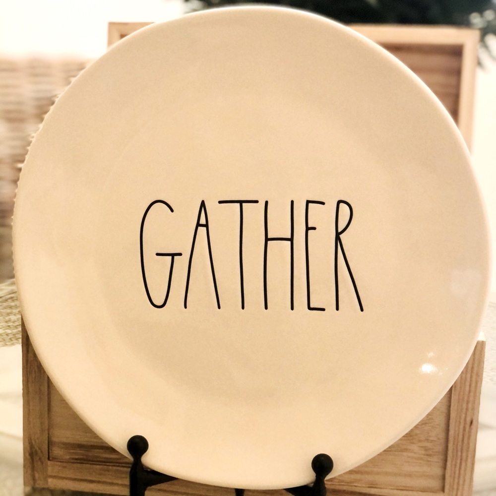 Rae Dunn Gather Plate